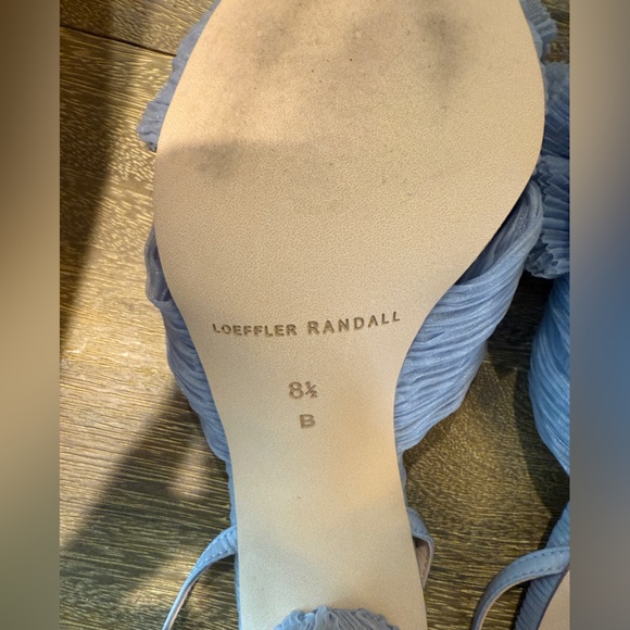 Loeffler Randall Camellia Light Blue Bow Heels, size 8.5. - Picture 8 of 12